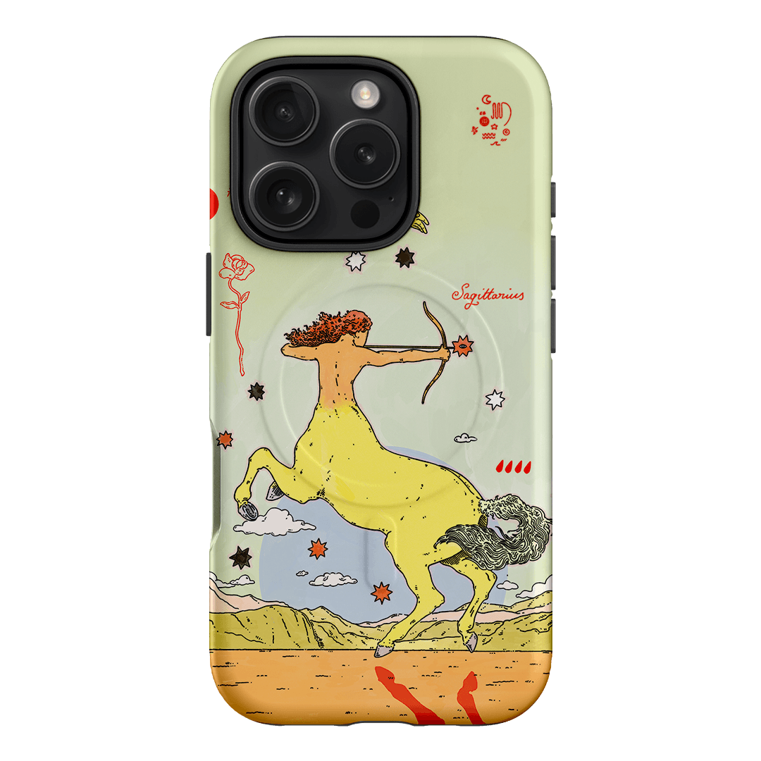 Sagittarius Season Printed Phone Cases iPhone 16 Pro / Armoured MagSafe by Easty Beasty - The Dairy