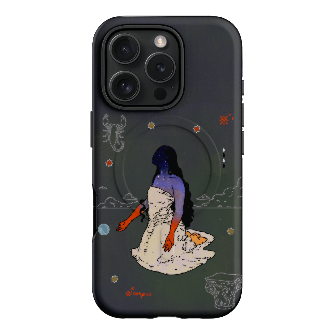 Scorpio Season Printed Phone Cases iPhone 16 Pro / Armoured MagSafe by Easty Beasty - The Dairy