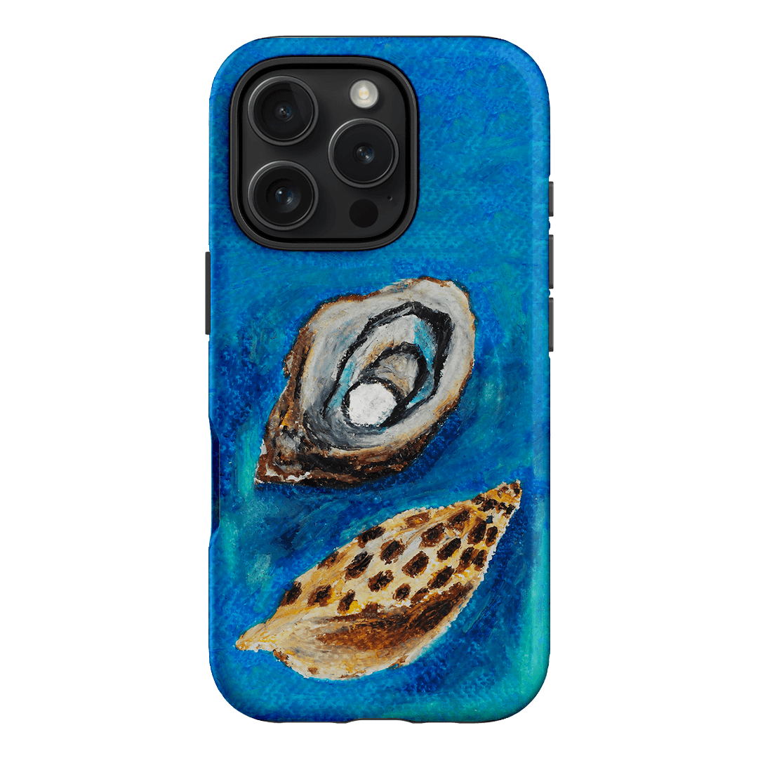 Sea Shells Printed Phone Cases iPhone 16 Pro / Armoured MagSafe by Lisa Hu - The Dairy