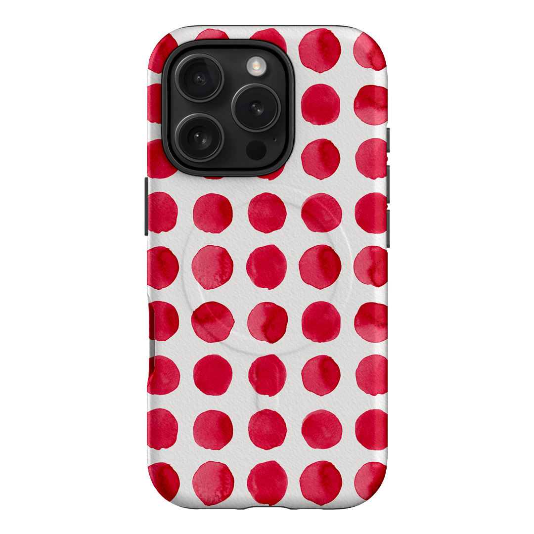 Spots in Red Printed Phone Cases by The Dairy - The Dairy