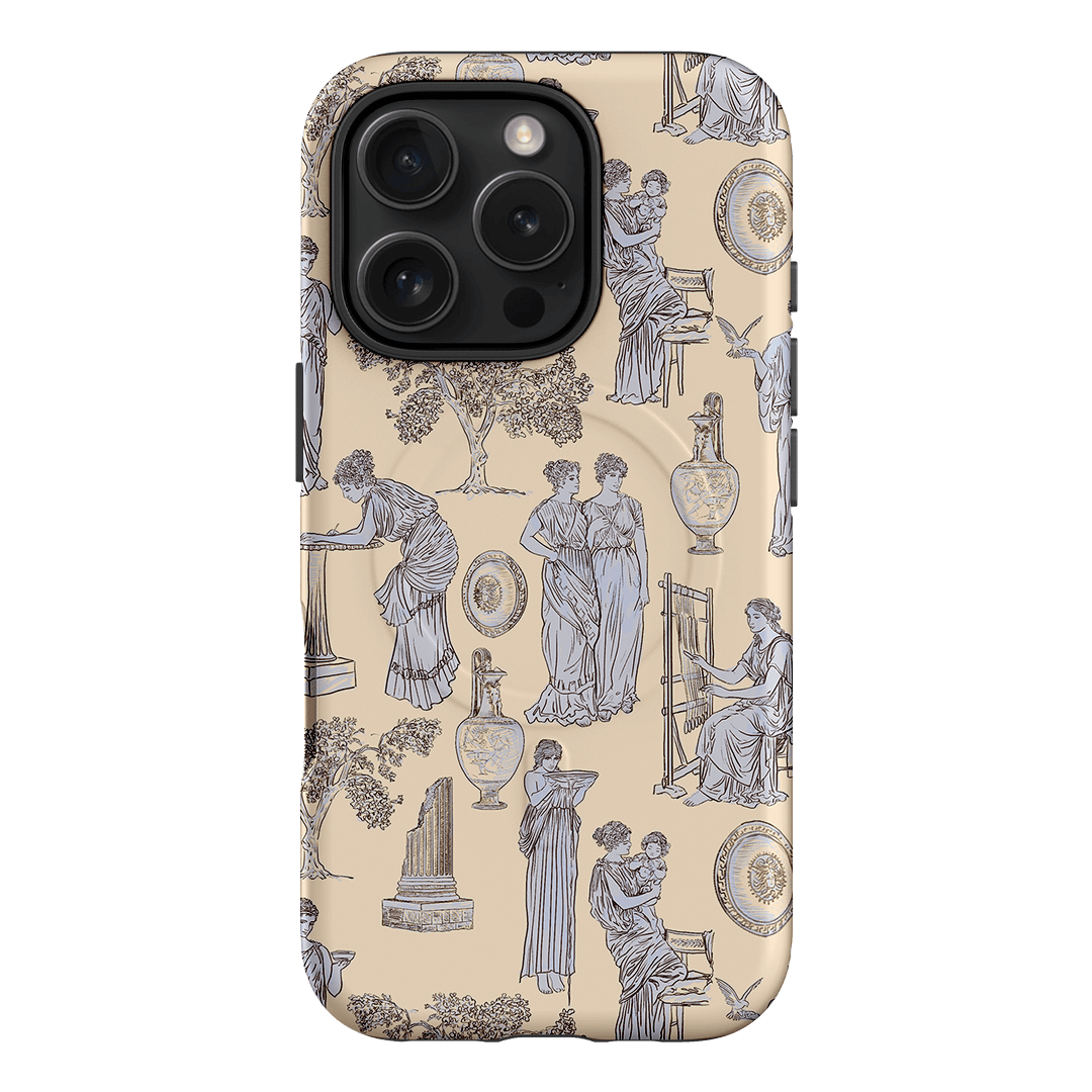 Symposium Alabaster Printed Phone Cases iPhone 16 Pro / Armoured MagSafe by Veronica Tucker - The Dairy