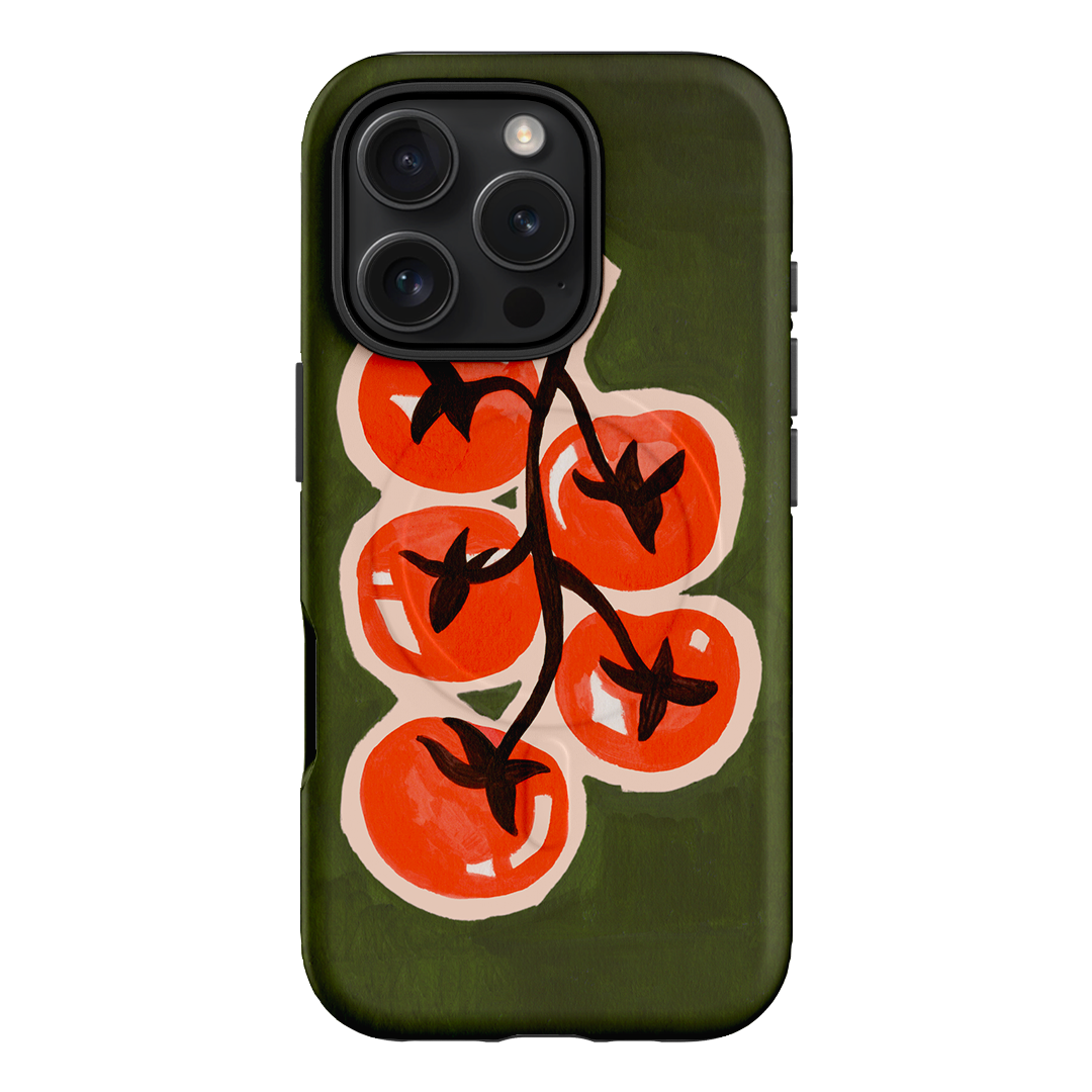 Tomatoes Printed Phone Cases iPhone 16 Pro / Armoured MagSafe by Studio Bon - The Dairy