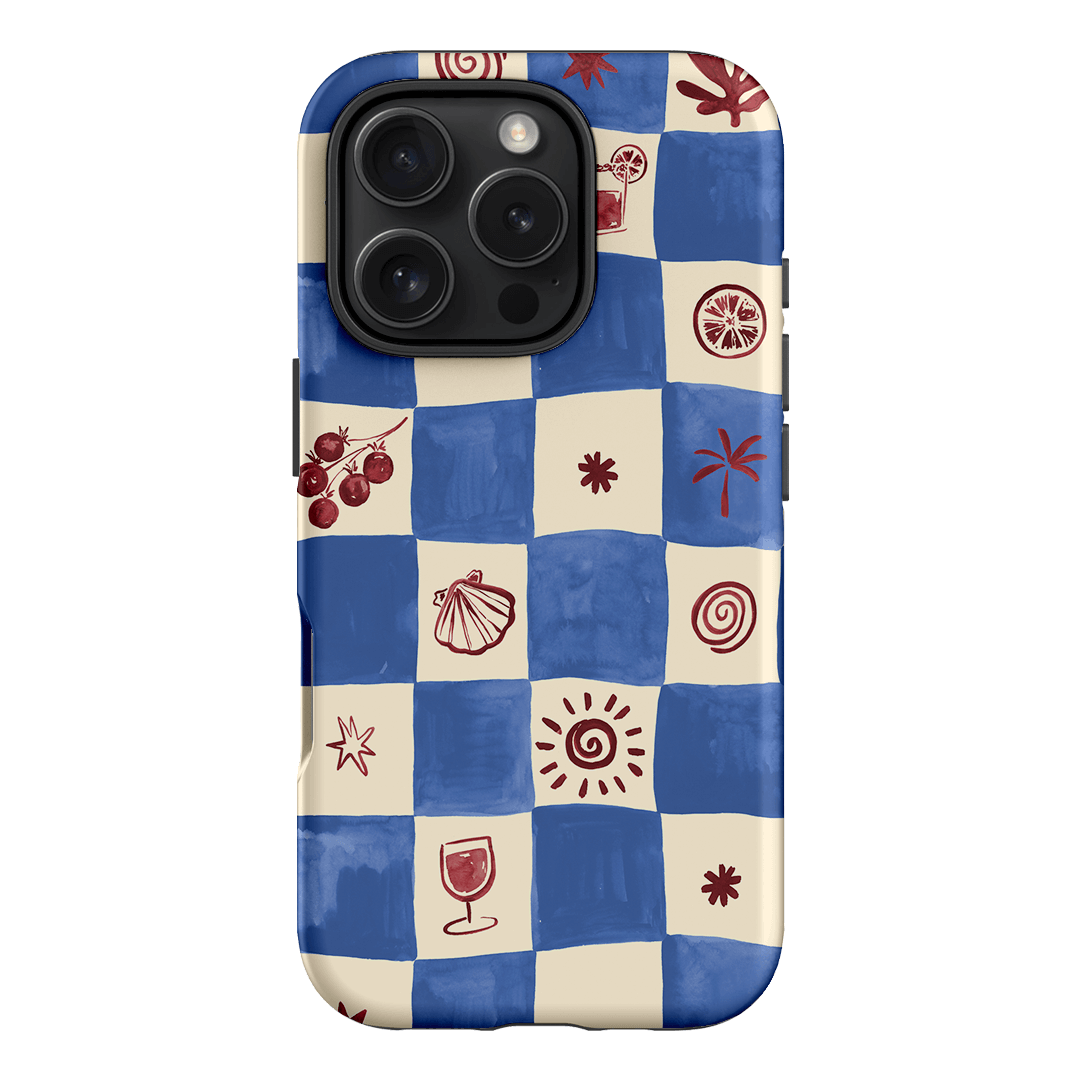 Afternoon Mezze Cornflower Printed Phone Cases iPhone 16 Pro / Armoured by Charlie Taylor - The Dairy