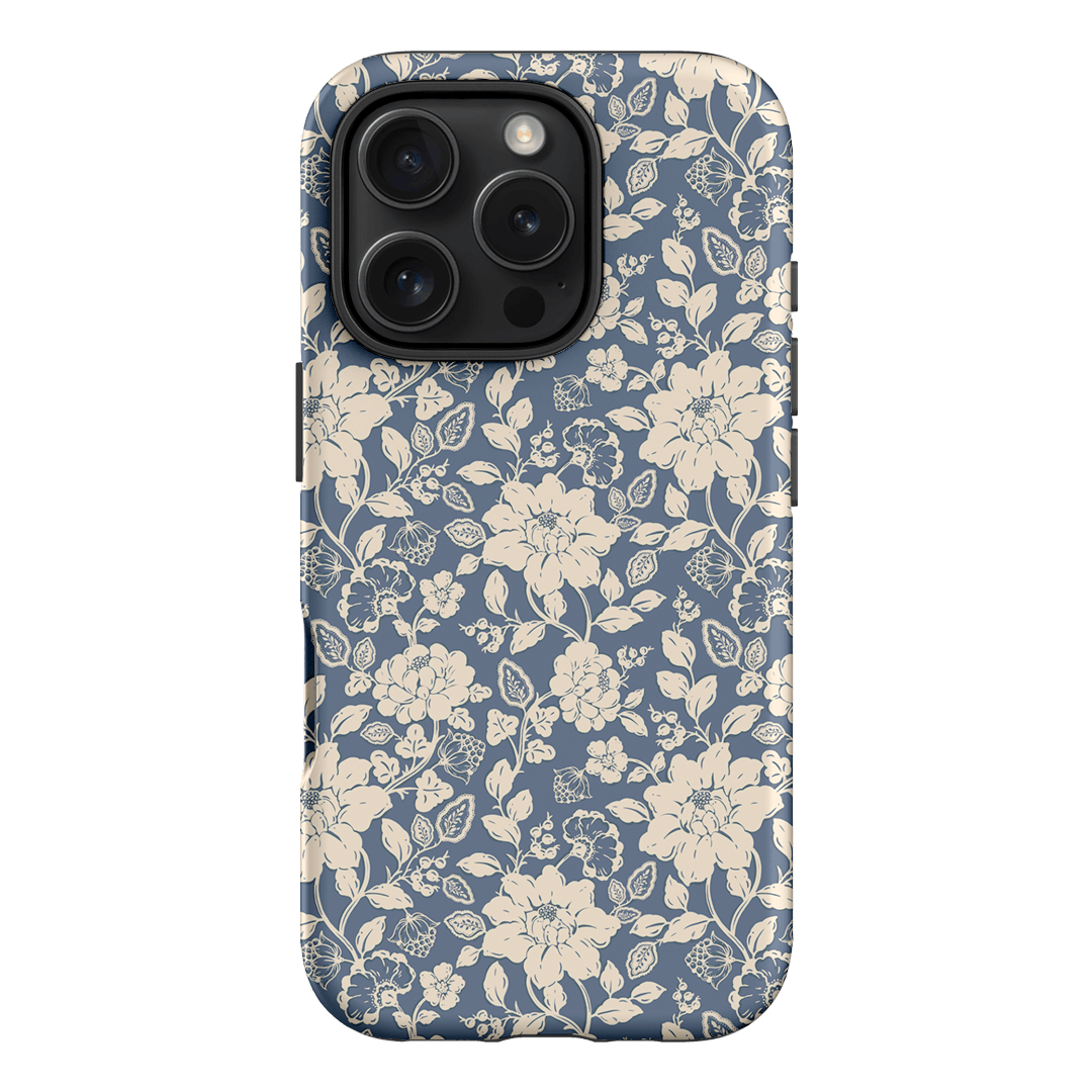 Blue Garden Printed Phone Cases iPhone 16 Pro / Armoured by Kasiags Art - The Dairy