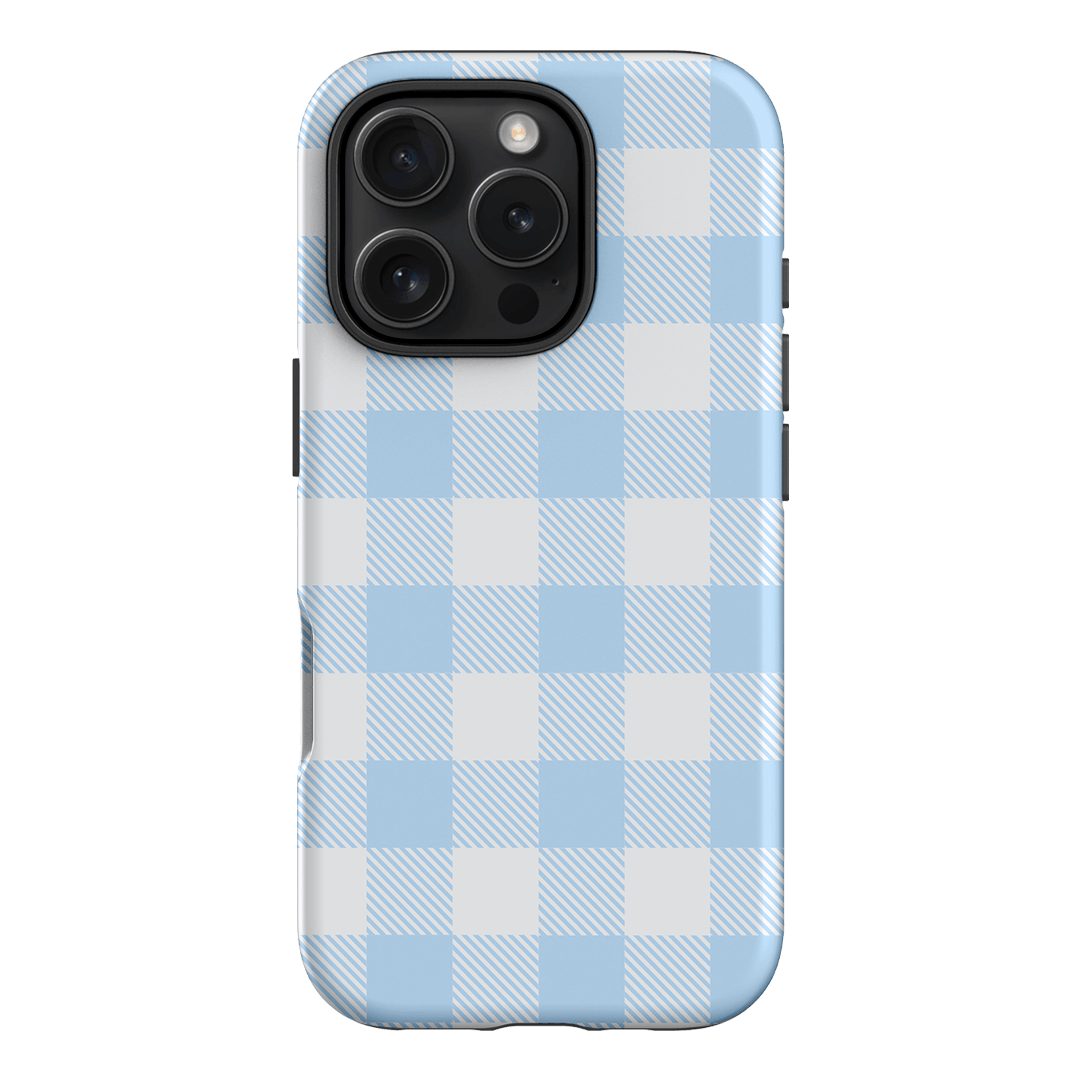 Cloud Plaid Printed Phone Cases iPhone 16 Pro / Armoured by The Dairy - The Dairy