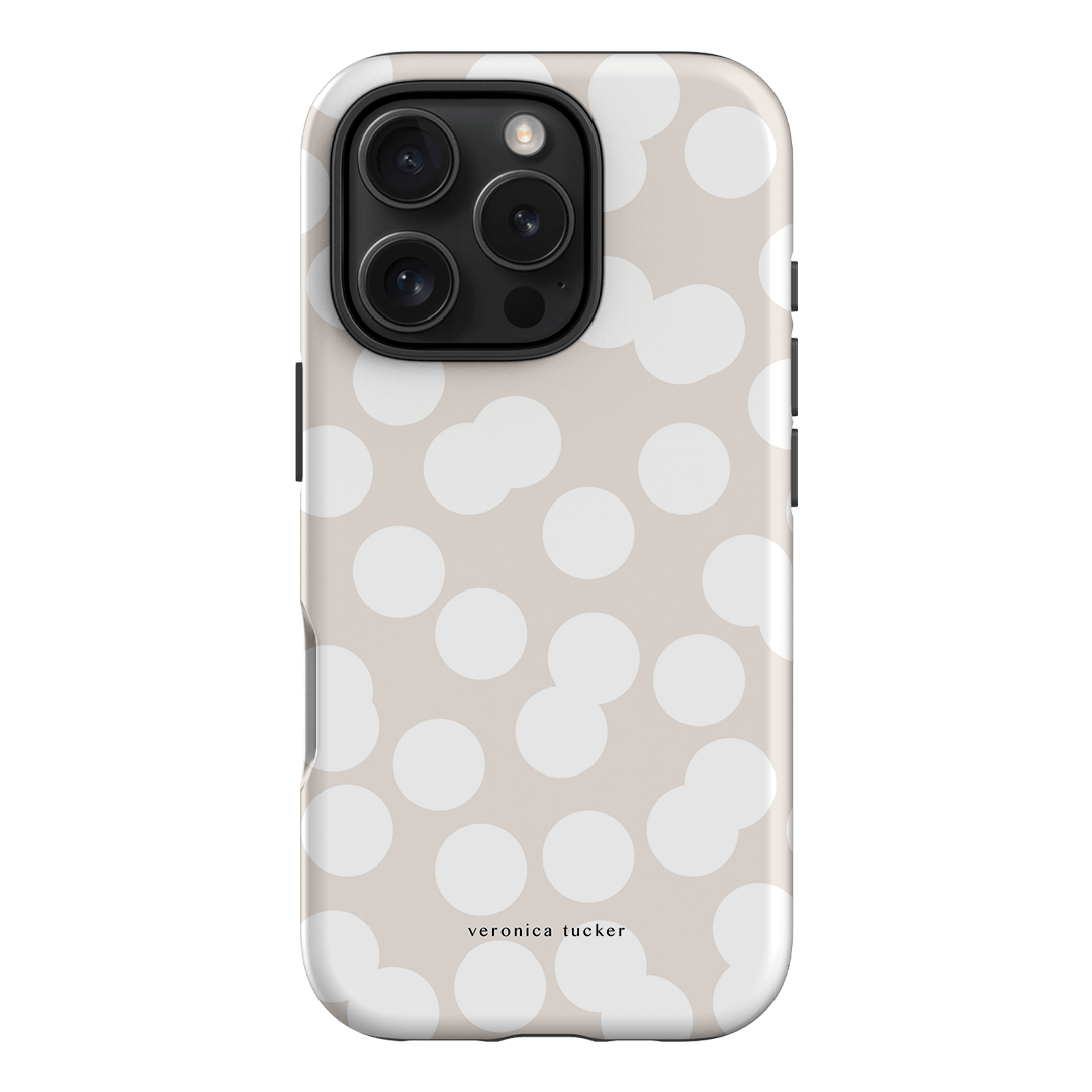 Confetti White Printed Phone Cases iPhone 16 Pro / Armoured by Veronica Tucker - The Dairy