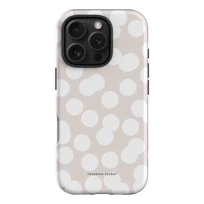 Confetti White Printed Phone Cases iPhone 16 Pro / Armoured by Veronica Tucker - The Dairy