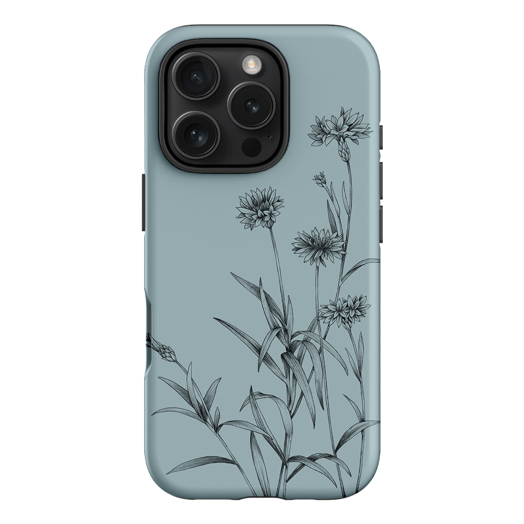 Cornflowers Study Printed Phone Cases iPhone 16 Pro / Armoured by Typoflora - The Dairy