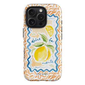 Dolce Far Niente Printed Phone Cases iPhone 16 Pro / Armoured by Cass Deller - The Dairy