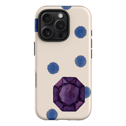 February Amethyst Printed Phone Cases iPhone 16 Pro / Armoured by Joiana - The Dairy