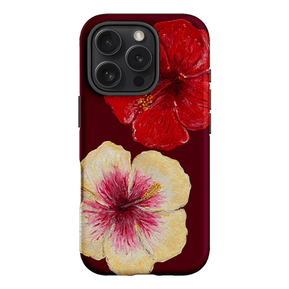 Hibiscus Flower Printed Phone Cases iPhone 16 Pro / Armoured by BG. Studio - The Dairy