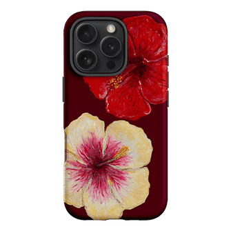 Hibiscus Flower Printed Phone Cases iPhone 16 Pro / Armoured by BG. Studio - The Dairy