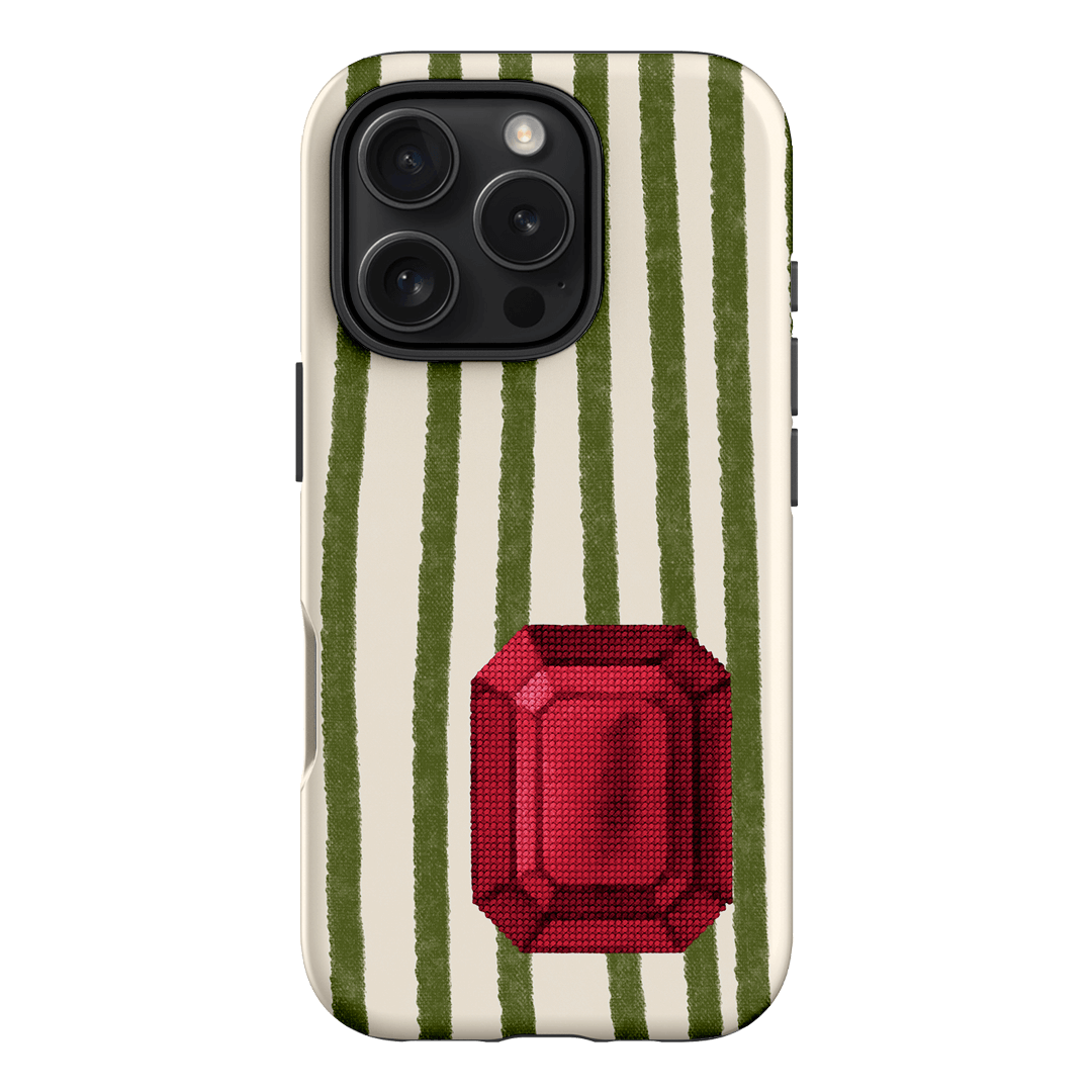 July Ruby Printed Phone Cases iPhone 16 Pro / Armoured by Joiana - The Dairy