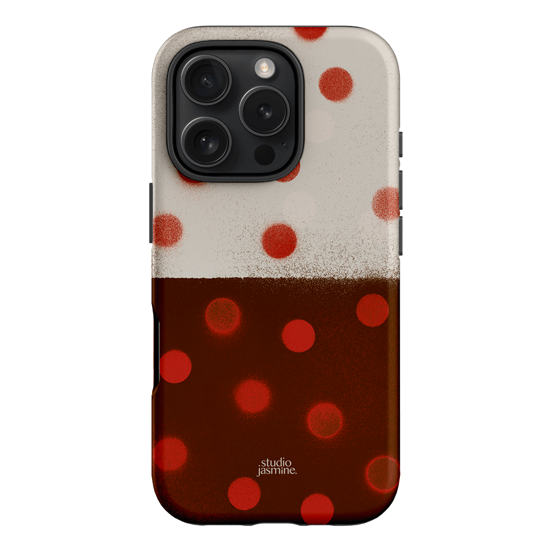 Ladybug Polka Dot Printed Phone Cases iPhone 16 Pro / Armoured by Jasmine Dowling - The Dairy