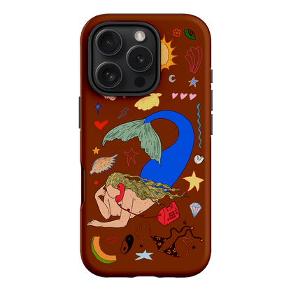 Mermaid Salad Chocolate Printed Phone Cases iPhone 16 Pro / Armoured by Easty Beasty - The Dairy