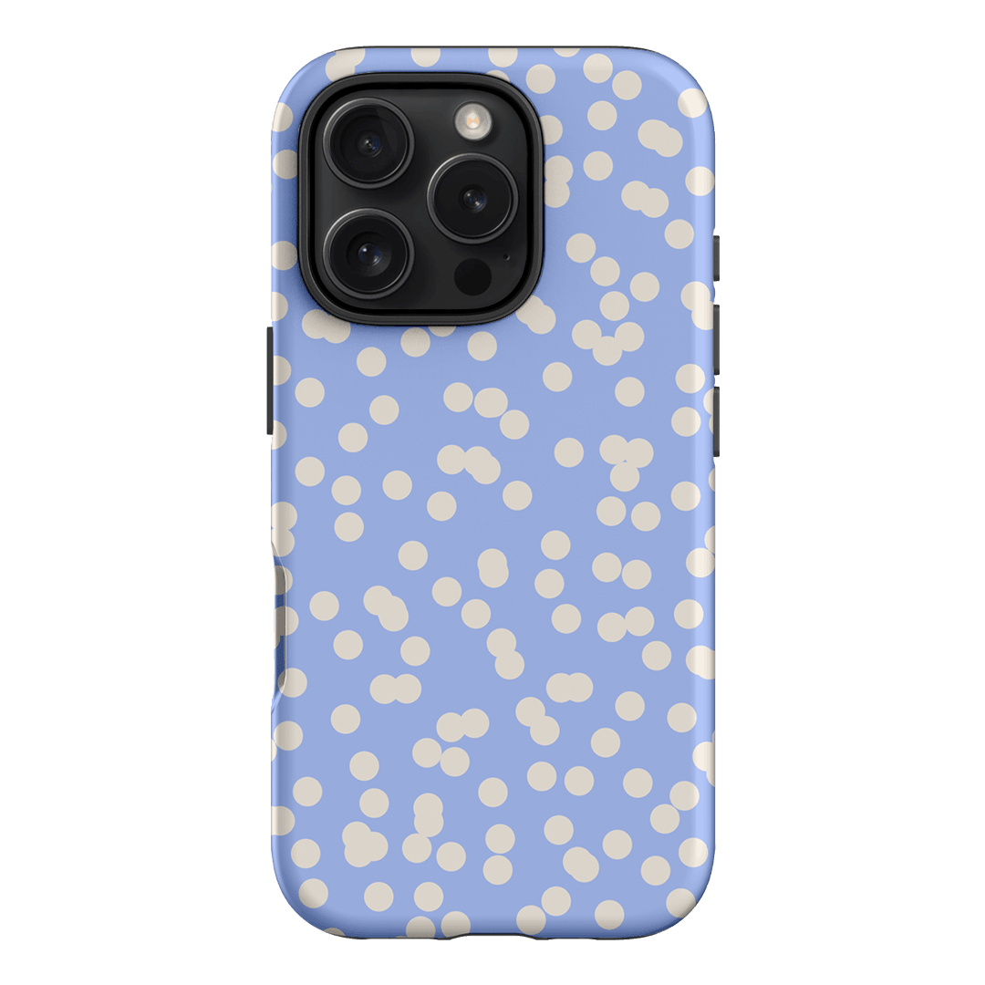 Mini Confetti Periwinkle Salt Printed Phone Cases iPhone 16 Pro / Armoured by Veronica Tucker - The Dairy