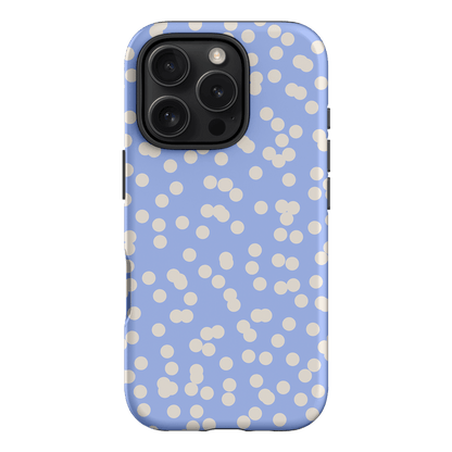 Mini Confetti Periwinkle Salt Printed Phone Cases iPhone 16 Pro / Armoured by Veronica Tucker - The Dairy
