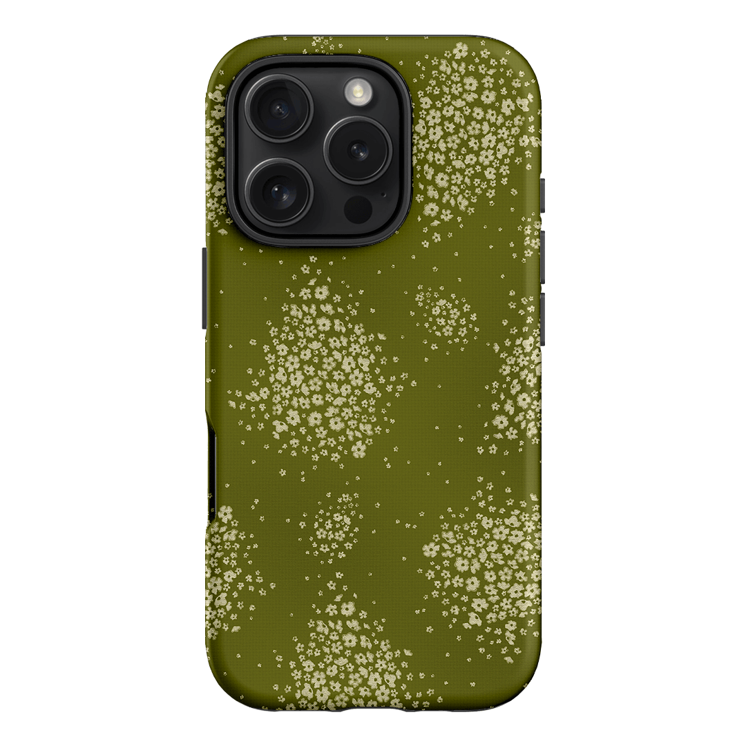 Olive Bloom Printed Phone Cases iPhone 16 Pro / Armoured by Veronica Tucker - The Dairy