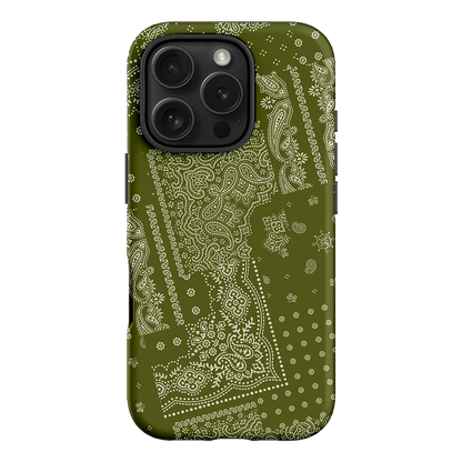 Paisley Fern Printed Phone Cases iPhone 16 Pro / Armoured by The Dairy - The Dairy