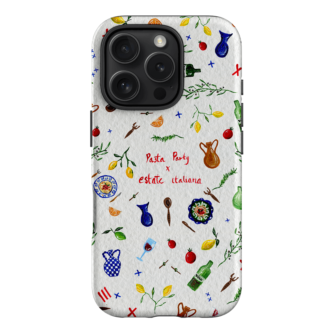 Pasta Party Printed Phone Cases iPhone 16 Pro / Armoured by BG. Studio - The Dairy