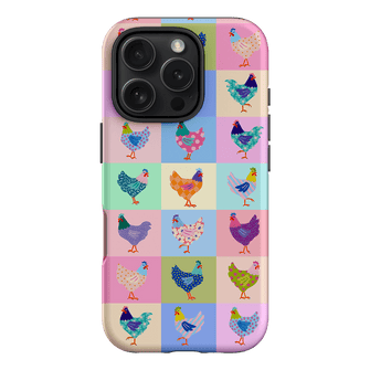Pastel Chickens Printed Phone Cases iPhone 16 Pro / Armoured by Kayla Henley - The Dairy