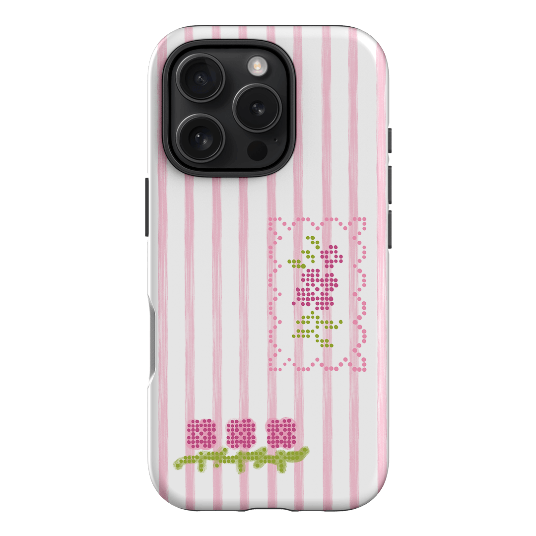 Patchwork Pink Printed Phone Cases iPhone 16 Pro / Armoured by Kayla Carr - The Dairy