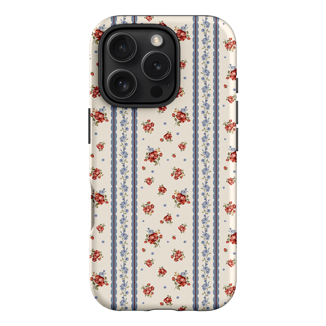 Rose Stripe Printed Phone Cases iPhone 16 Pro / Armoured by Kasiags Art - The Dairy