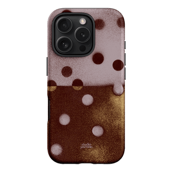 Rust Polka Dot Printed Phone Cases iPhone 16 Pro / Armoured by Jasmine Dowling - The Dairy