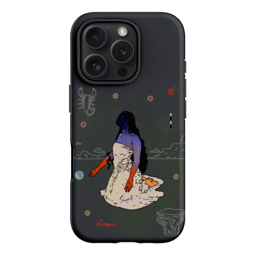 Scorpio Season Printed Phone Cases iPhone 16 Pro / Armoured by Easty Beasty - The Dairy