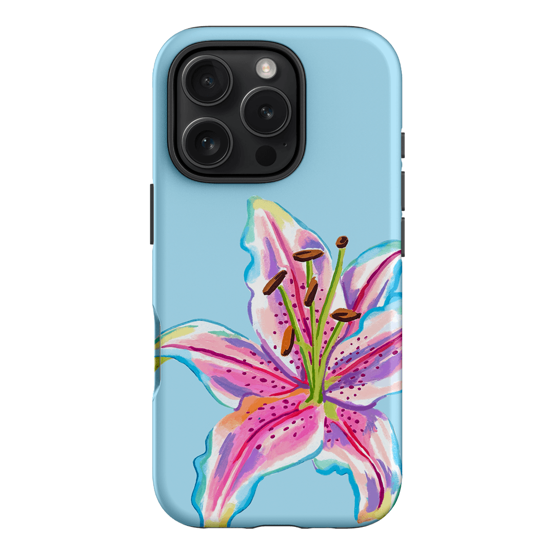 Sky Lily Printed Phone Cases iPhone 16 Pro / Armoured by Femke Studio - The Dairy