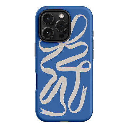 Something Blue Ribbon Printed Phone Cases iPhone 16 Pro / Armoured by Jasmine Dowling - The Dairy