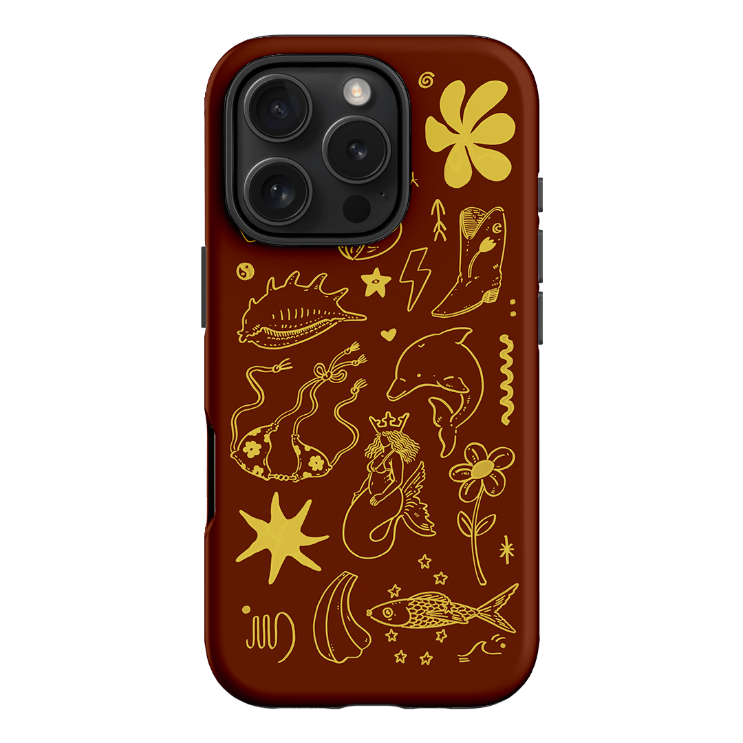 Spiced Cowboy Chocolate Printed Phone Cases iPhone 16 Pro / Armoured by Easty Beasty - The Dairy