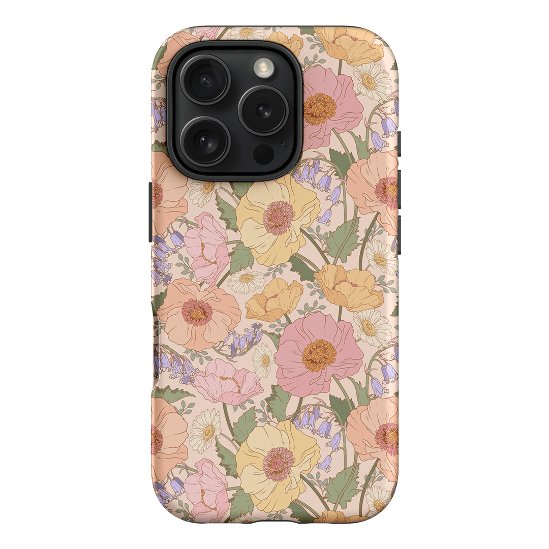 Spring Poppy Printed Phone Cases iPhone 16 Pro / Armoured by Kasiags Art - The Dairy