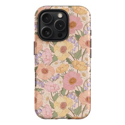 Spring Poppy Printed Phone Cases iPhone 16 Pro / Armoured by Kasiags Art - The Dairy