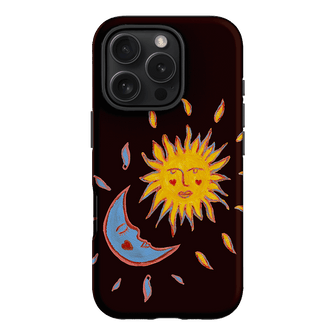 Sun & Moon Plum Printed Phone Cases iPhone 16 Pro / Armoured by BG. Studio - The Dairy