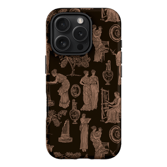 Symposium Burnt Umber Printed Phone Cases iPhone 16 Pro / Armoured by Veronica Tucker - The Dairy