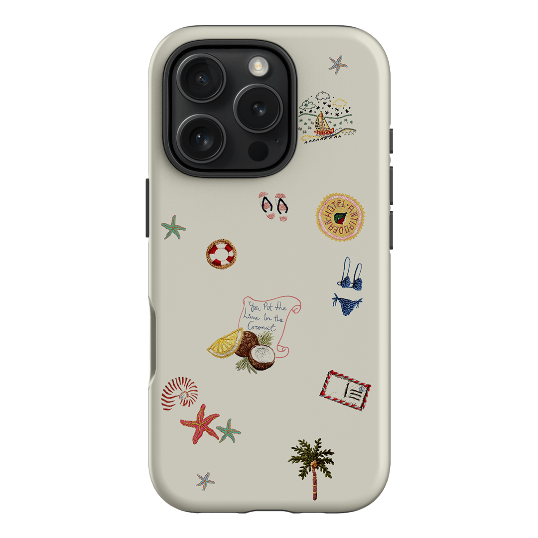 Vacay All Day Cream Printed Phone Cases by Antipodean - The Dairy
