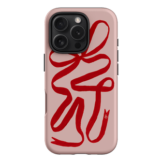 Valentine Ribbon Printed Phone Cases iPhone 16 Pro / Armoured by Jasmine Dowling - The Dairy