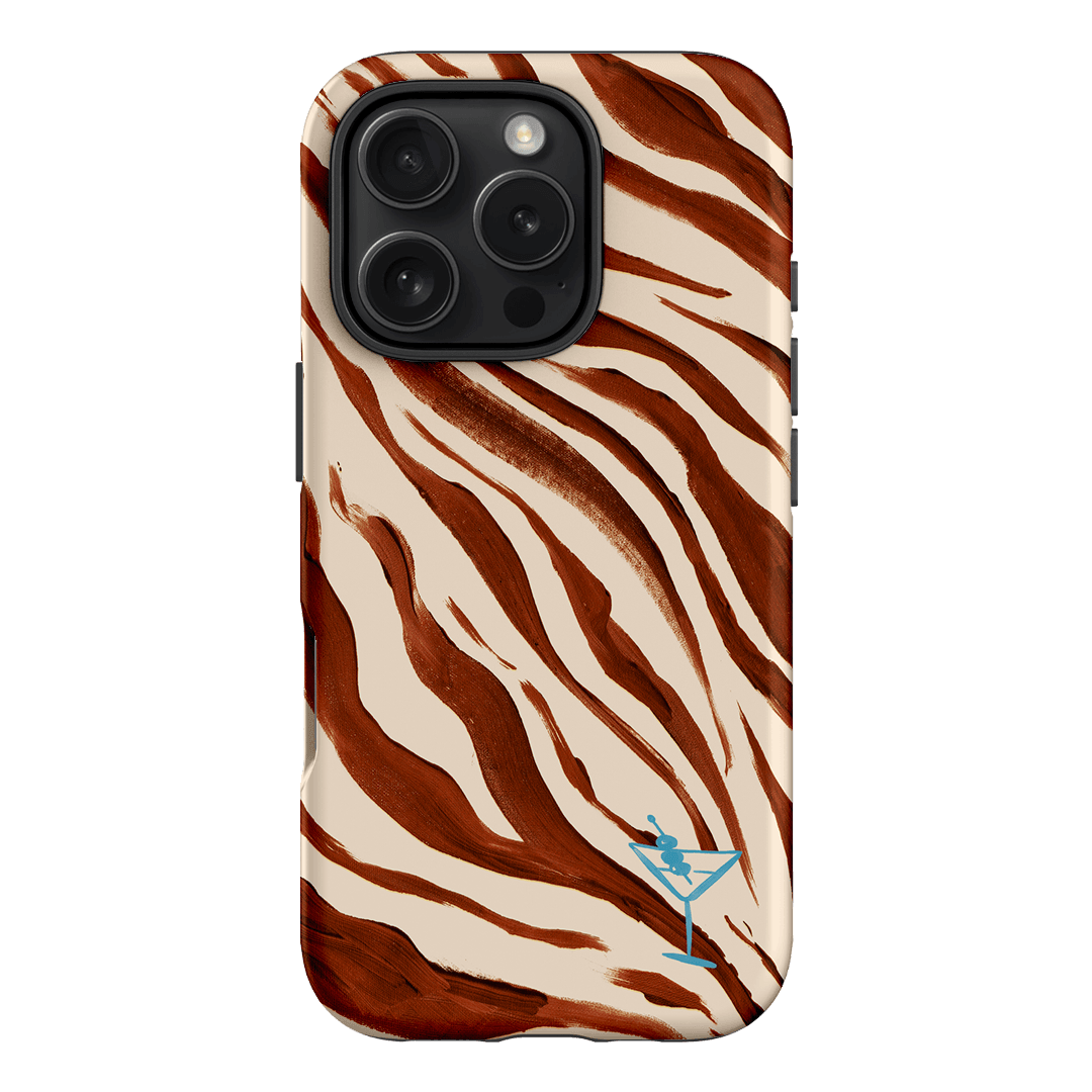 Zebra Tini Printed Phone Cases iPhone 16 Pro / Armoured by Charlie Taylor - The Dairy
