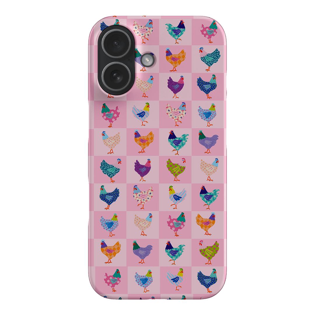 Checkered Chickens Printed Phone Cases iPhone 17 / Snap by Kayla Henley - The Dairy