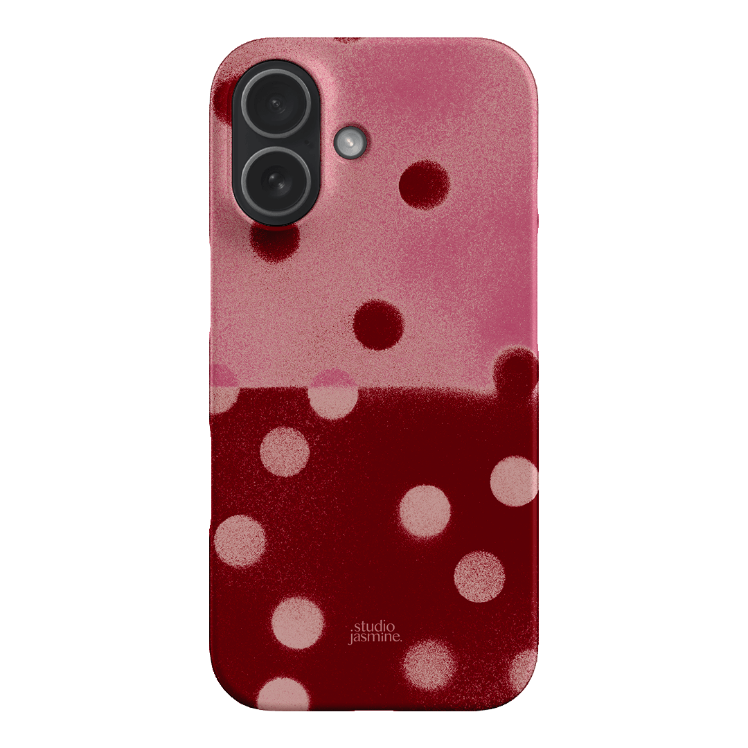 Cherry Polka Dot Printed Phone Cases iPhone 17 / Snap by Jasmine Dowling - The Dairy