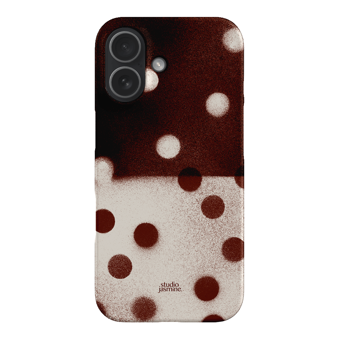 Espresso Polka Dot Printed Phone Cases iPhone 17 / Snap by Jasmine Dowling - The Dairy