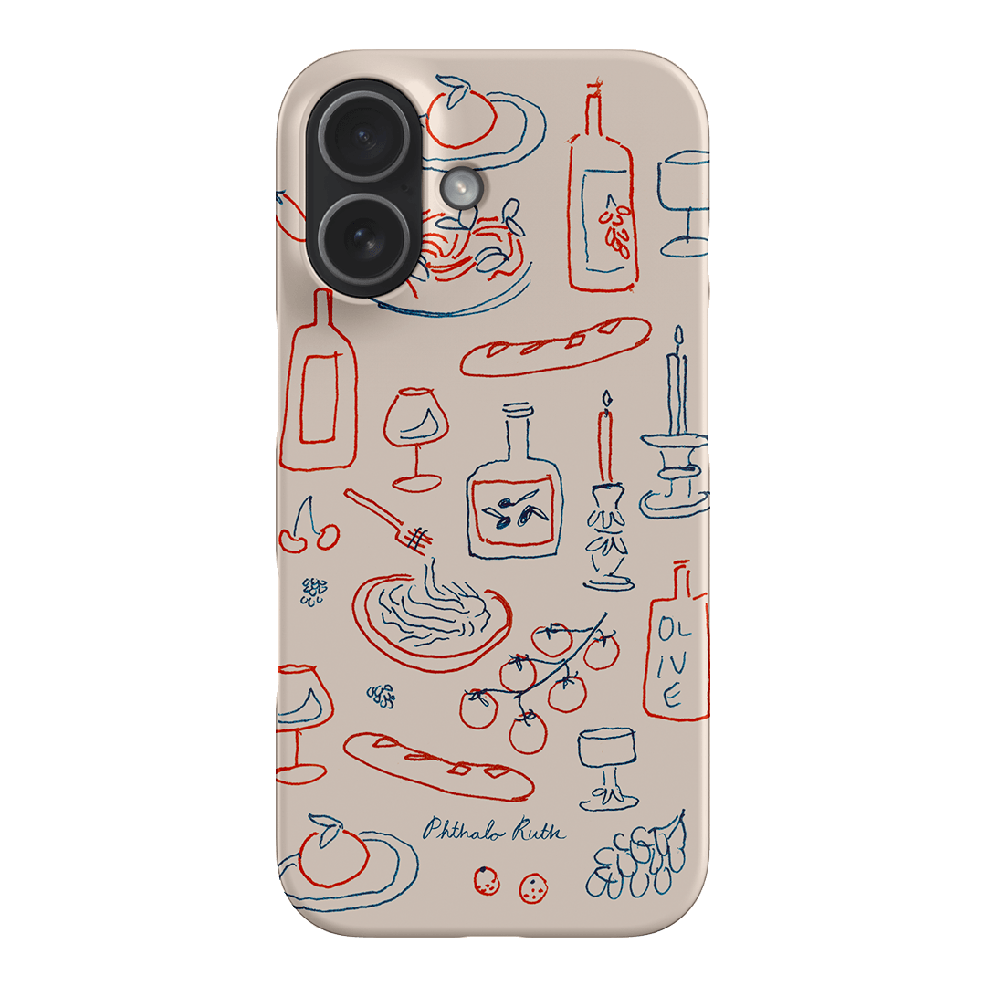 Italian Fare Printed Phone Cases iPhone 17 / Snap by Phthalo Ruth - The Dairy
