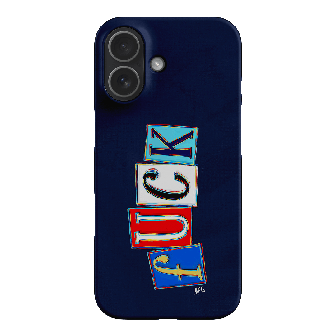 Lil Fcks Blue Printed Phone Cases iPhone 17 / Snap by Margarbs Art - The Dairy