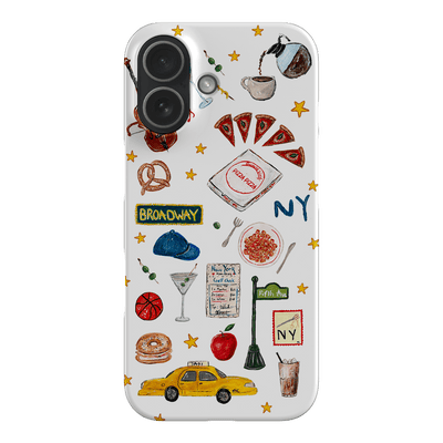 NYC White Printed Phone Cases iPhone 17 / Armoured by BG. Studio - The Dairy
