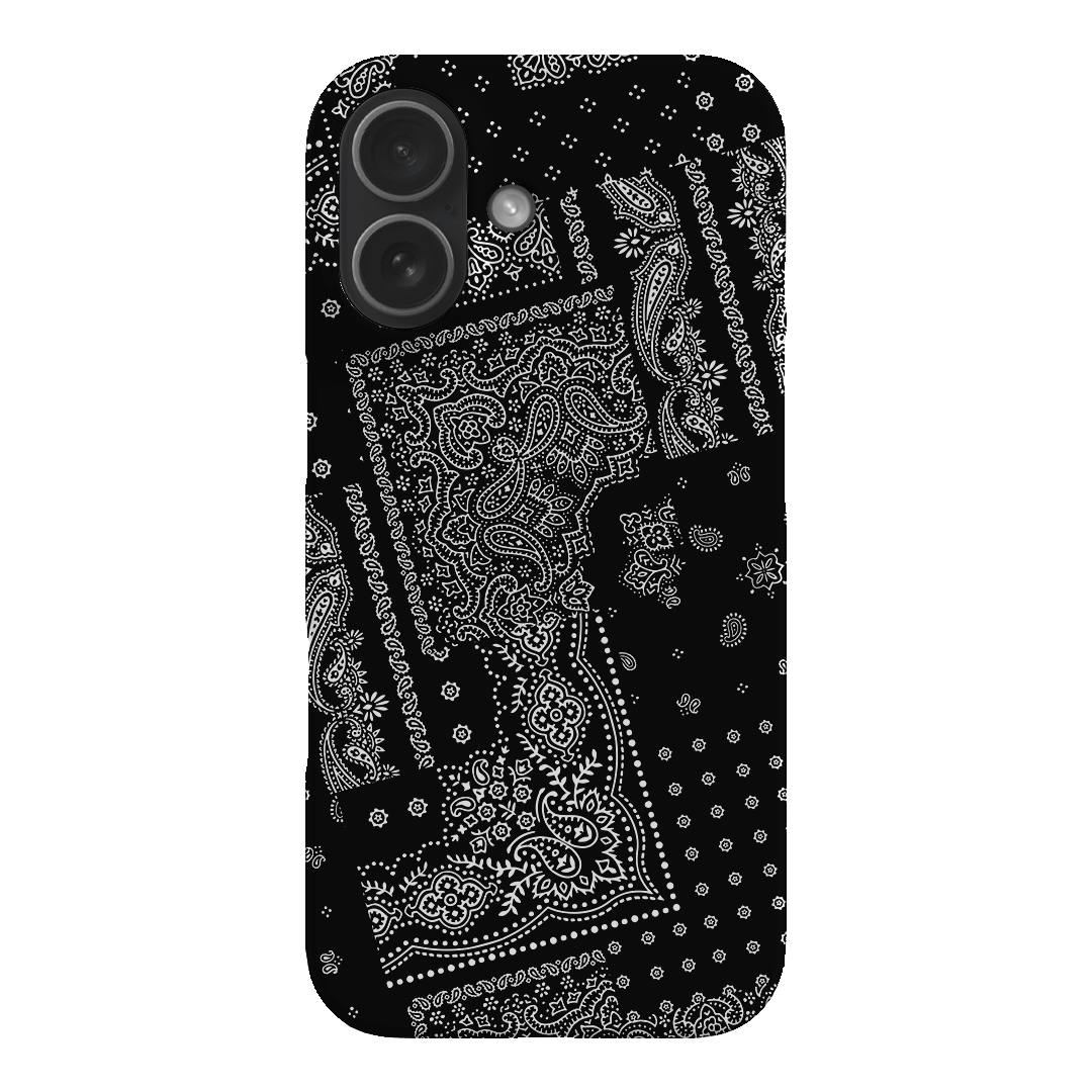 Paisley Noir Printed Phone Cases iPhone 17 / Snap by The Dairy - The Dairy