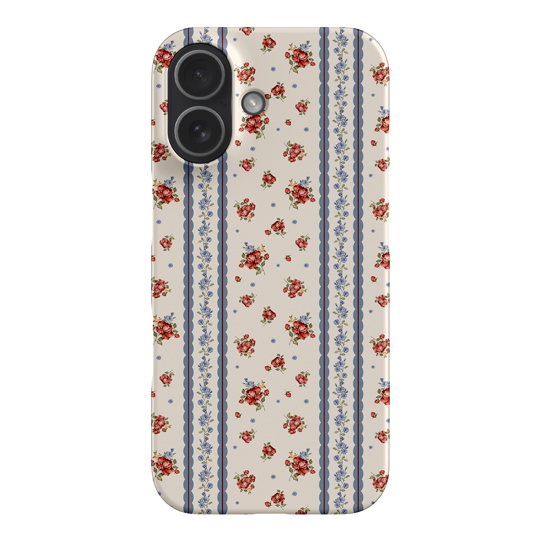 Rose Stripe Printed Phone Cases iPhone 17 / Snap by Kasiags Art - The Dairy