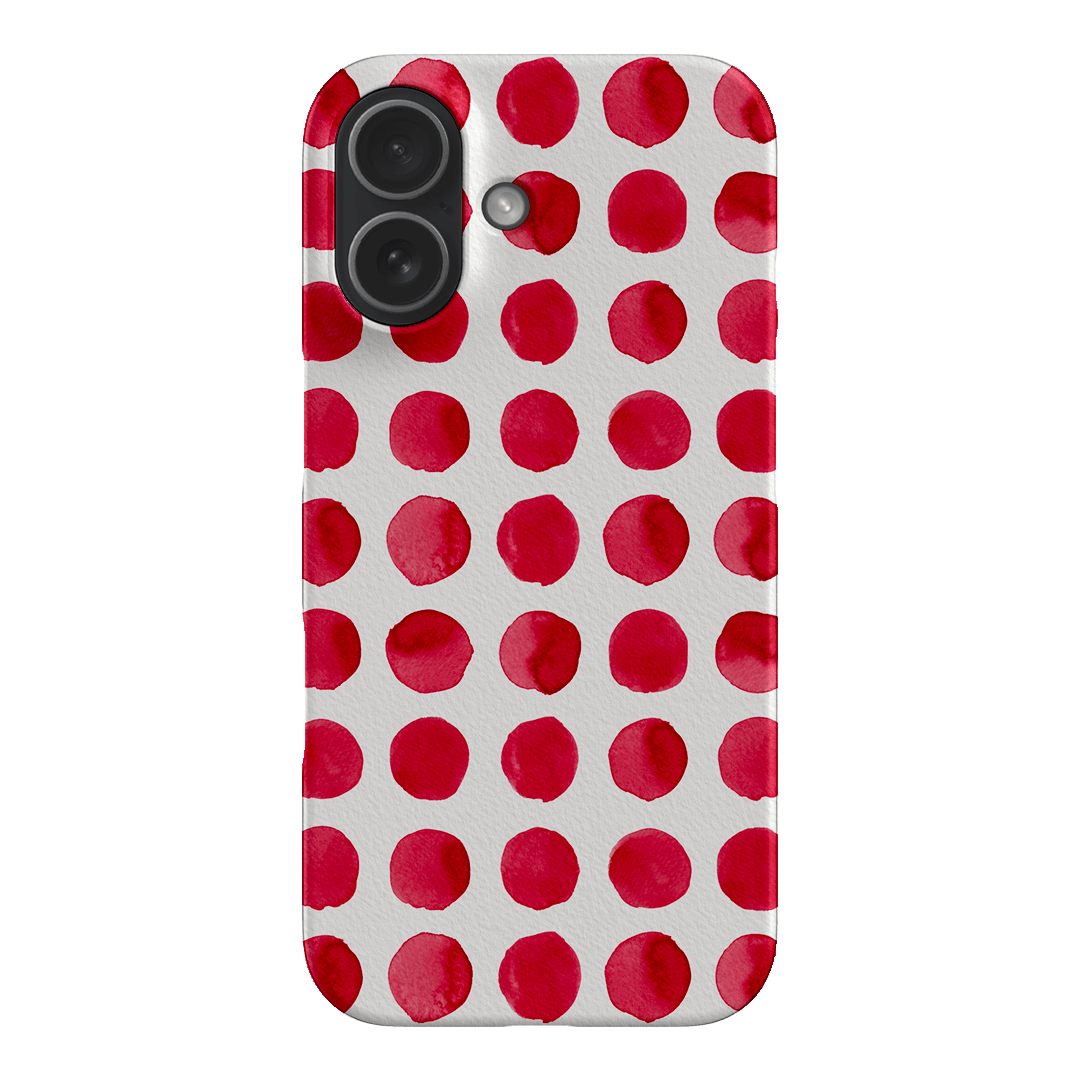 Spots in Red Printed Phone Cases by The Dairy - The Dairy