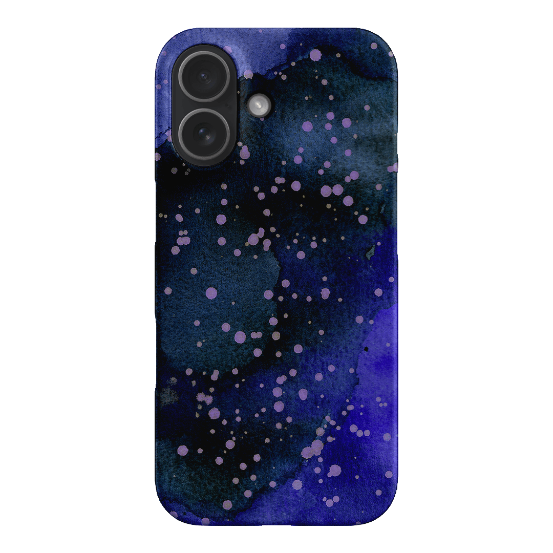 Spotty Navy Printed Phone Cases iPhone 17 / Snap by The Dairy - The Dairy