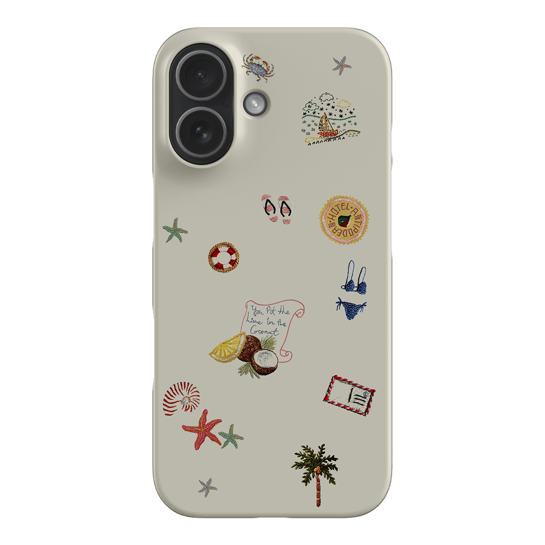 Vacay All Day Cream Printed Phone Cases by Antipodean - The Dairy